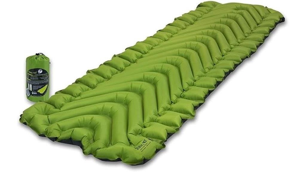 inflatable camping sleeping pad