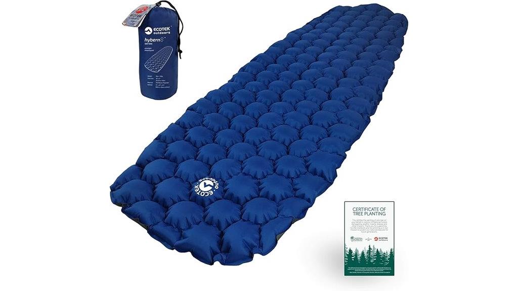 inflatable camping sleeping pad