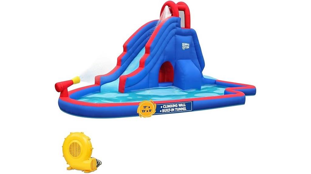 inflatable water slide