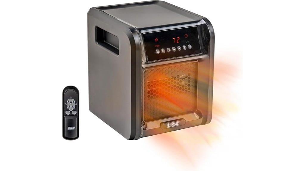 infrared heater with remote