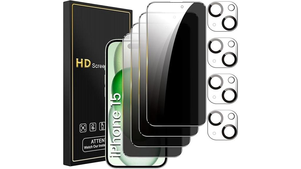 iphone 15 privacy screen protectors