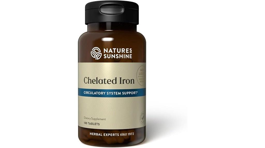 iron supplement tablets 180 count