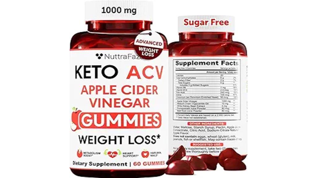 keto apple cider vinegar gummies