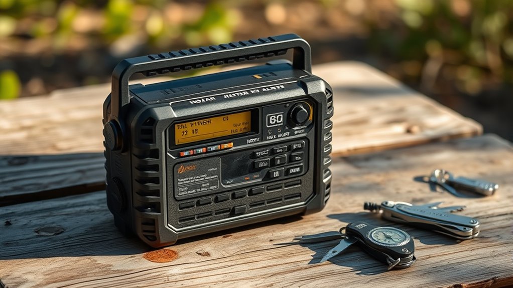 key emergency radio features