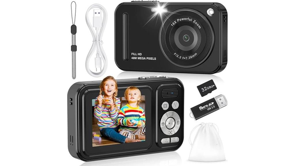 kids 48mp hd camera