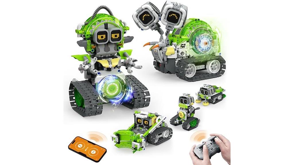 kids 5 in 1 stem robot