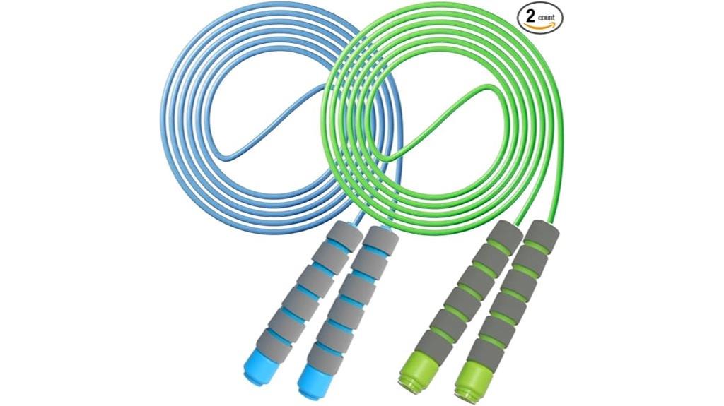 kids adjustable foam jump rope