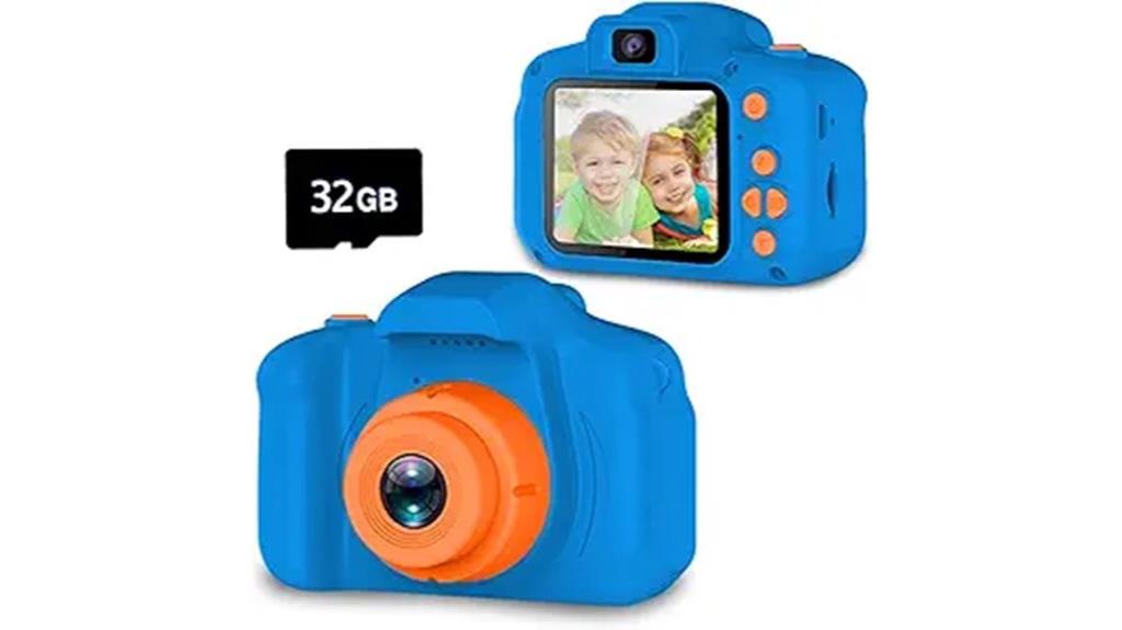kids selfie camera with sd