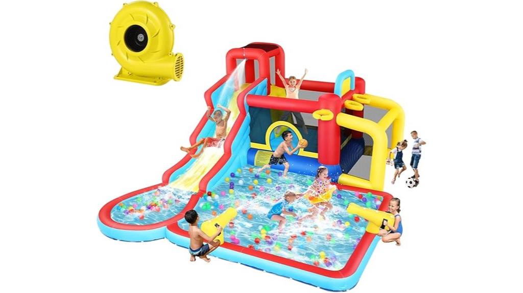 kids waterpark inflatable slide