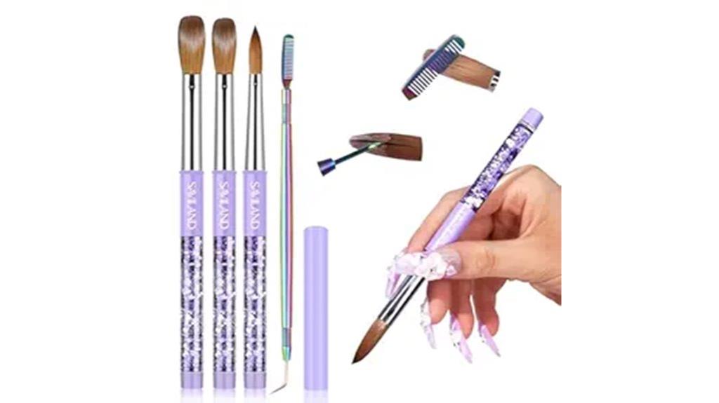 kolinsky acrylic nail brushes