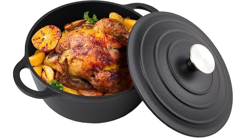 large enameled dutch oven