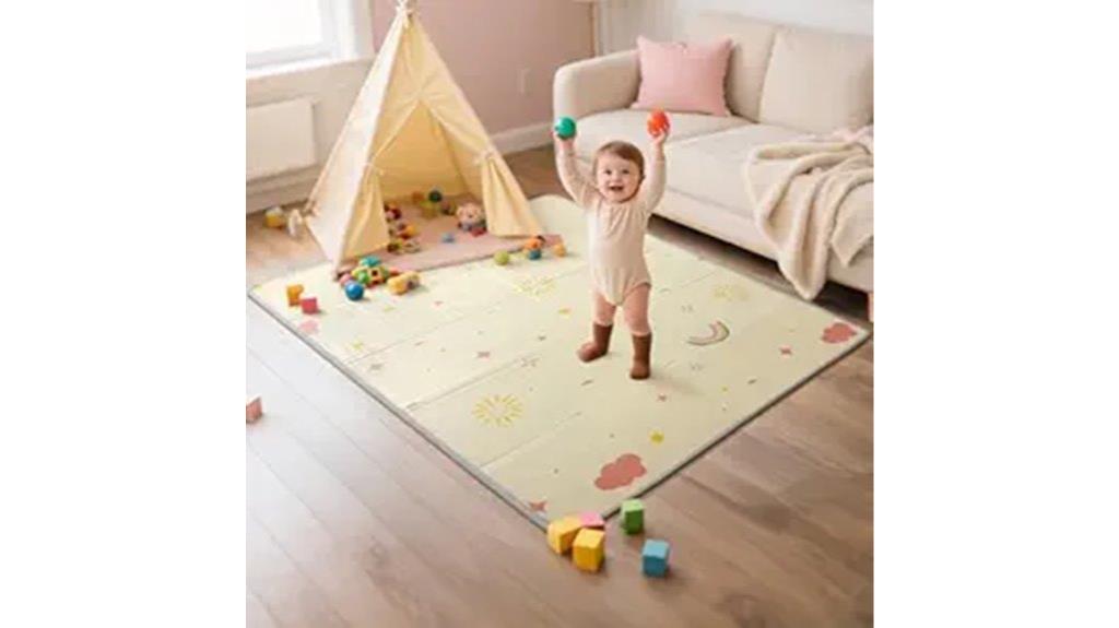 large foldable baby mat