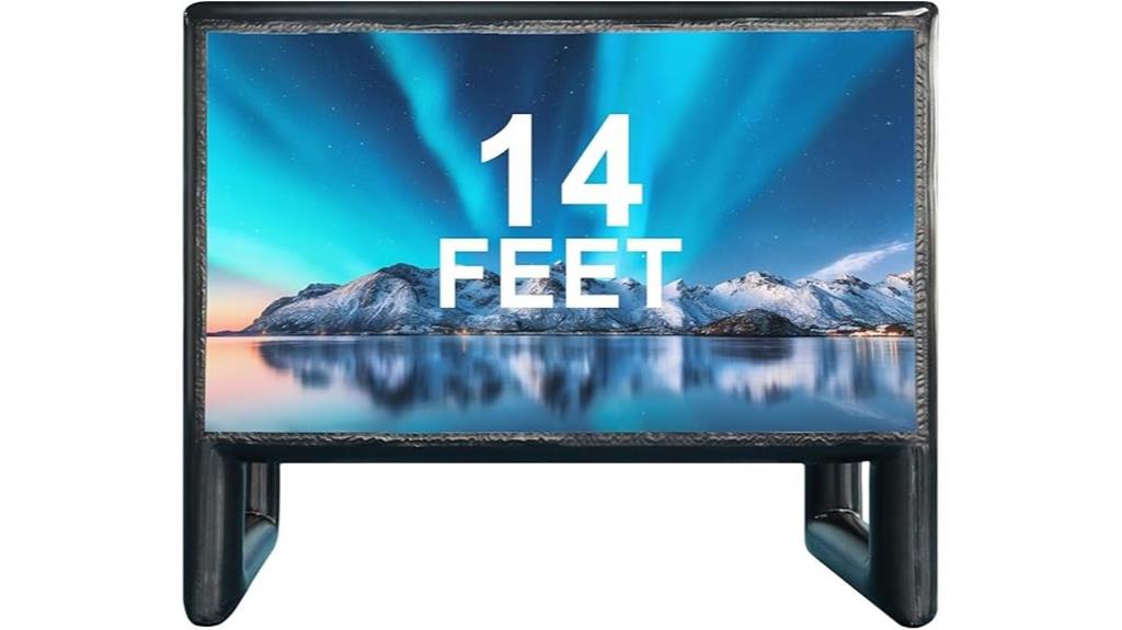 large inflatable pvc screen