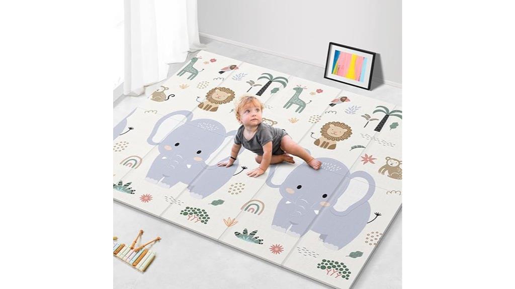 large non toxic foldable playmat