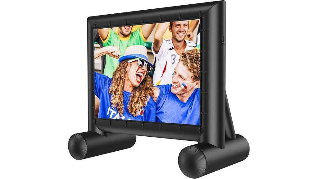 large outdoor inflatable screen