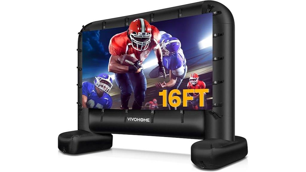 large outdoor inflatable screen