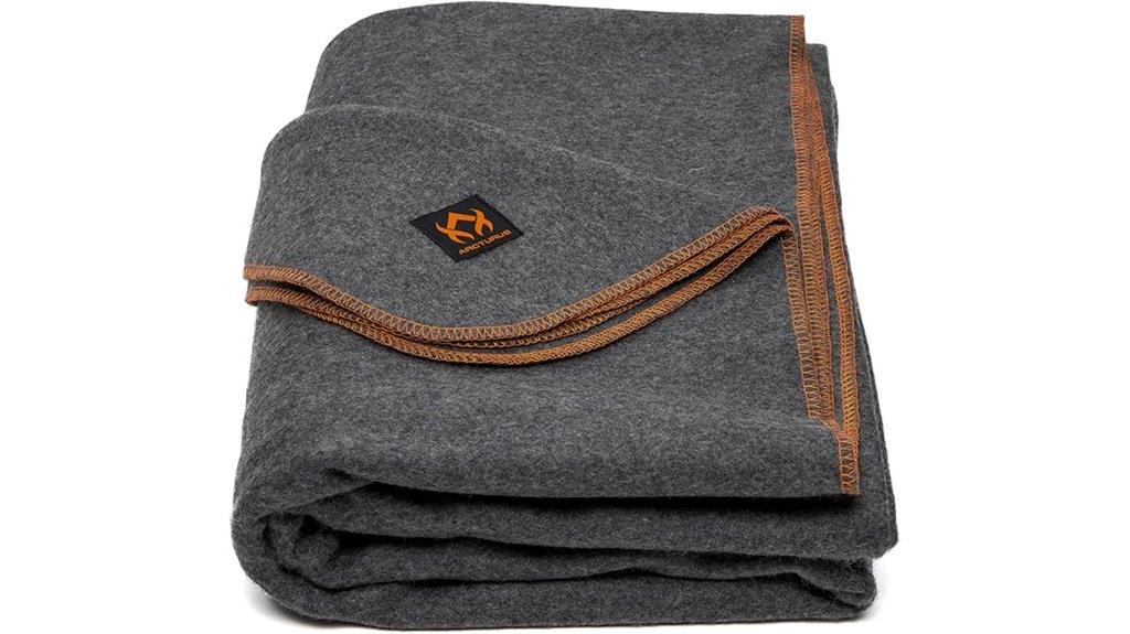 large warm wool blanket