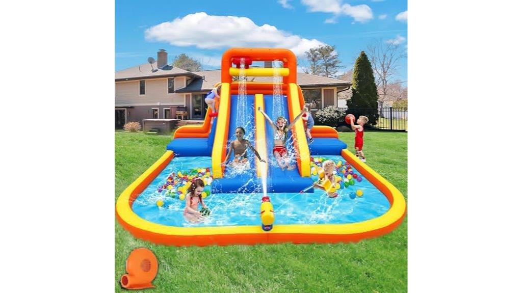 large water slide park