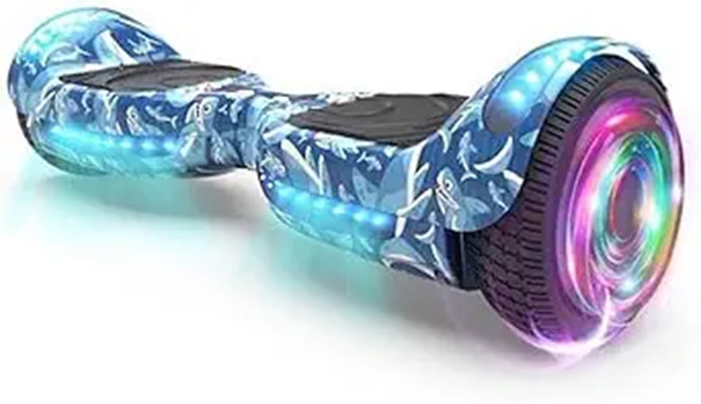 led light bluetooth hoverboard