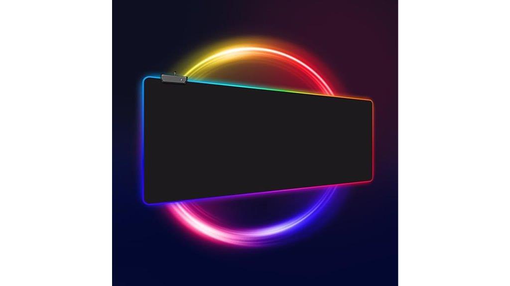 led lit waterproof gaming mouse pad