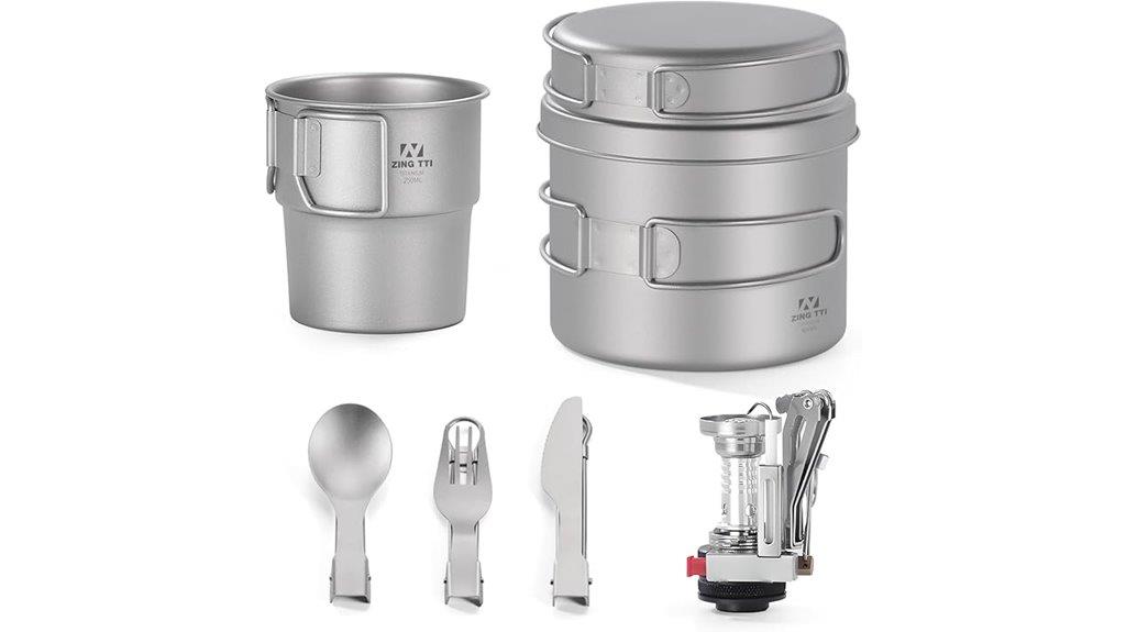 lightweight camping cookware