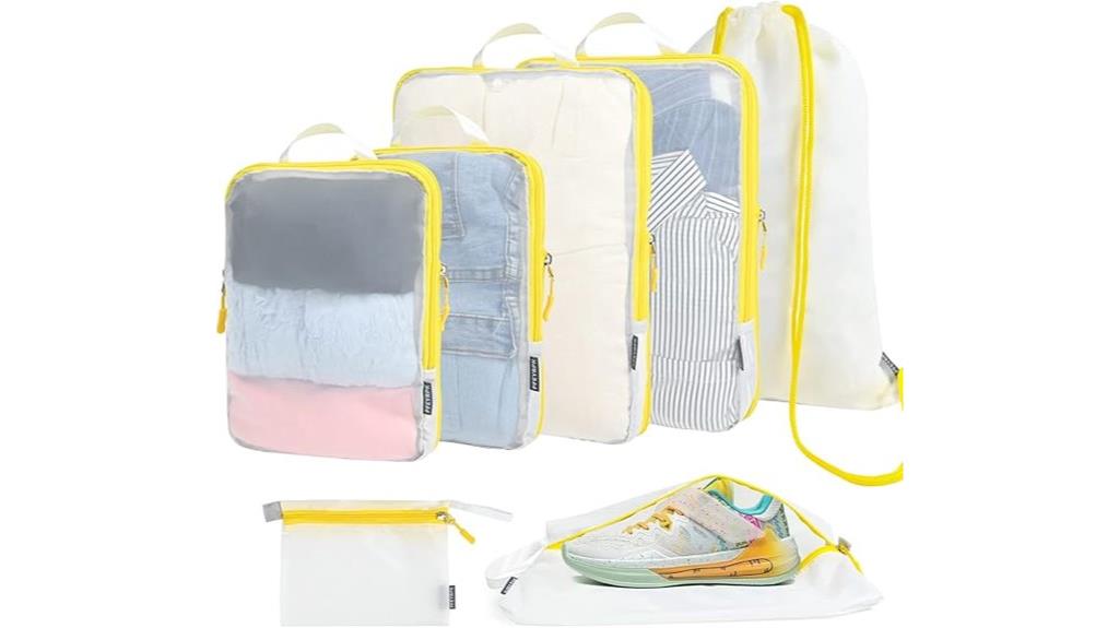 lightweight packing compression cubes