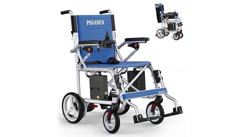 lightweight portable travel wheelchair