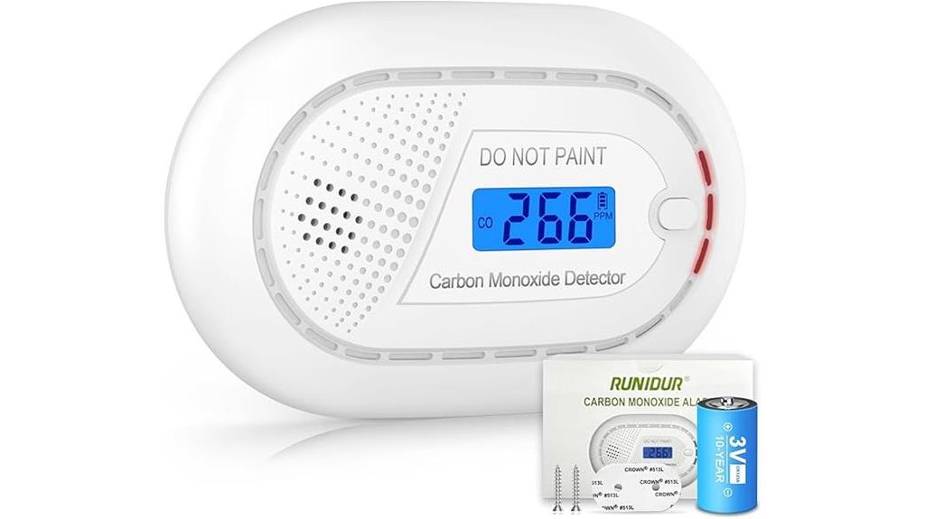 long lasting portable co detector