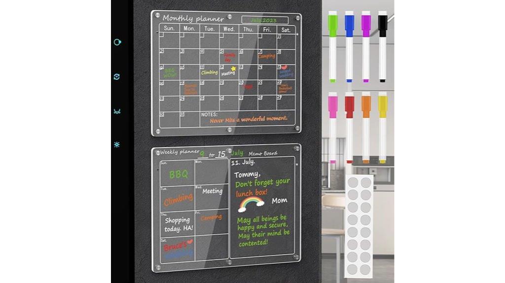 magnetic acrylic calendar pack