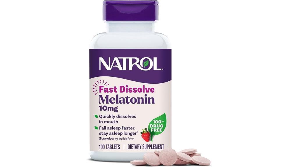 melatonin strawberry fast dissolve