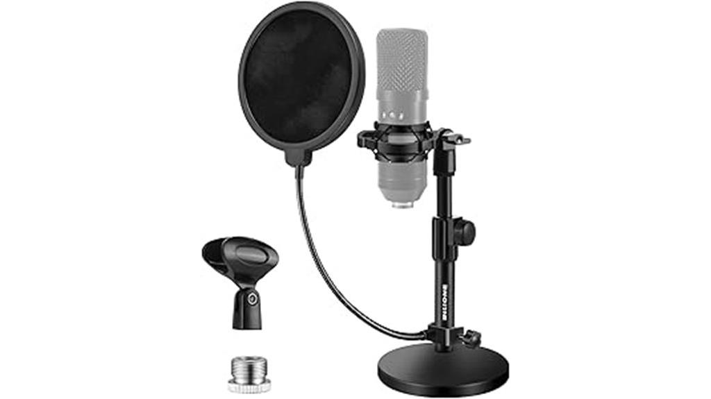 microphone stand with accessories
