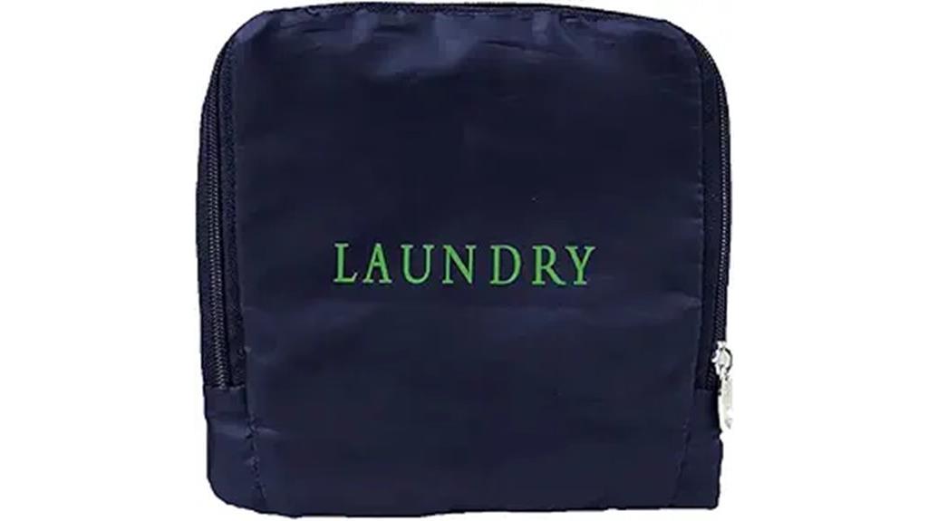 navy green travel laundry bag