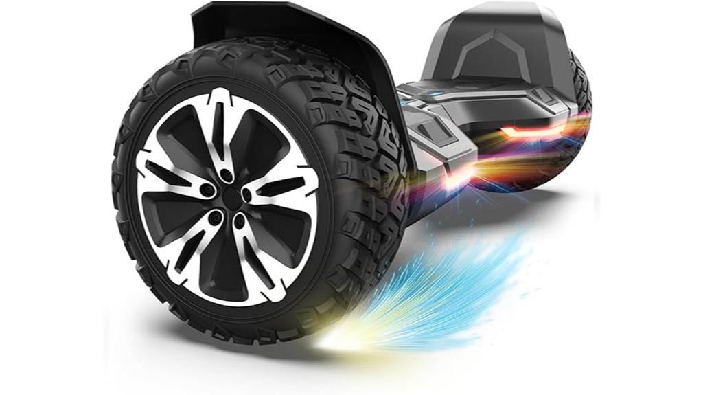 off road bluetooth led hoverboard