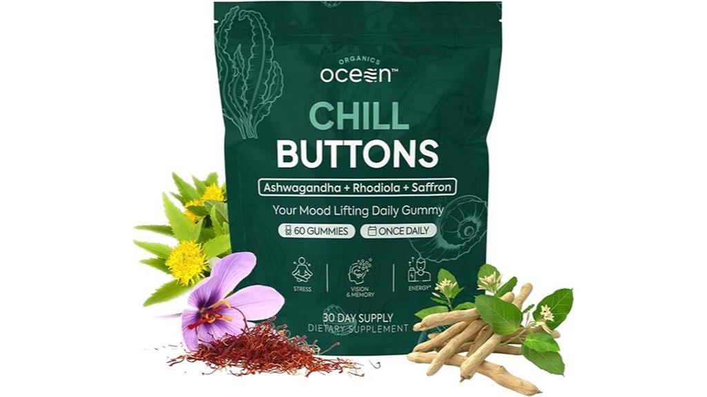 organic ashwagandha chill buttons