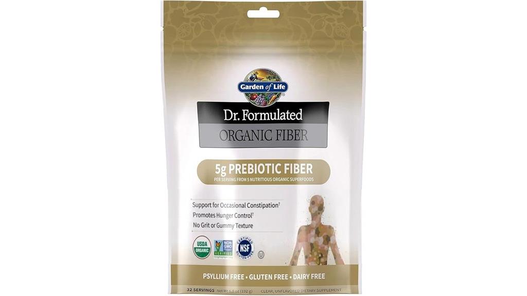 organic fiber supplement powder