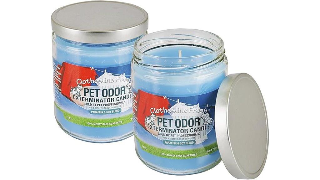 pet odor candle duo