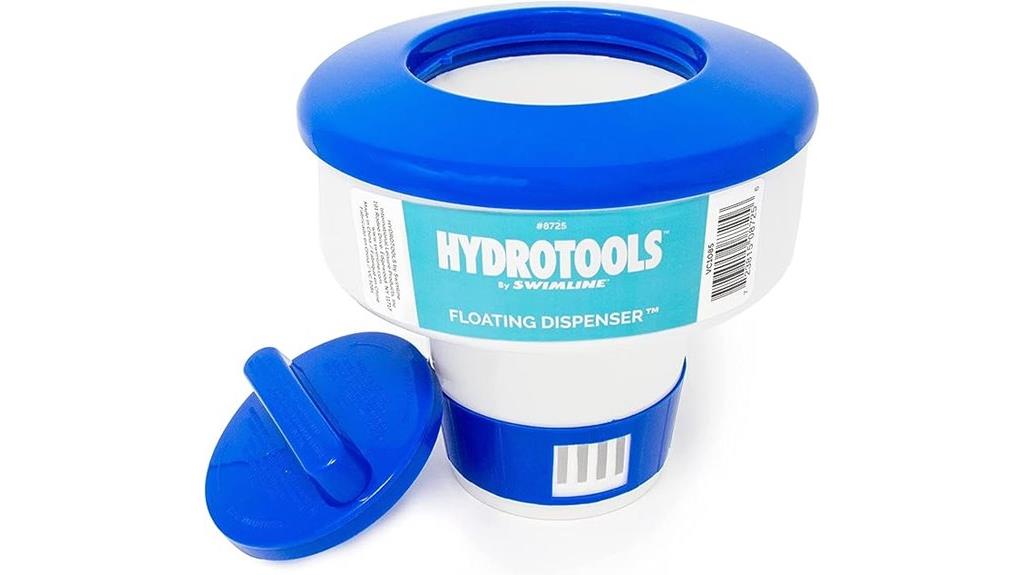 pool chemical dispenser device