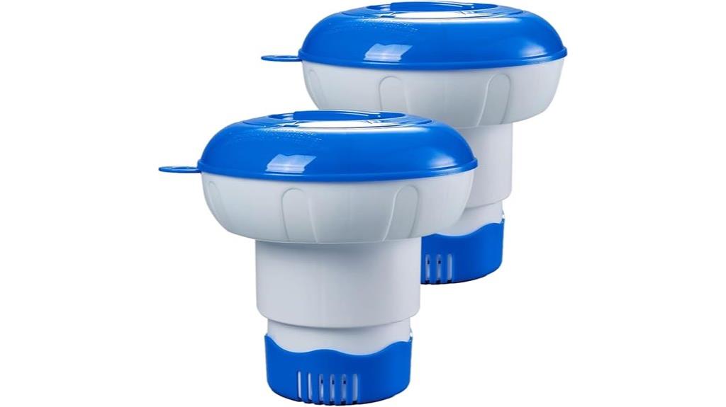 pool chlorine tablet floaters