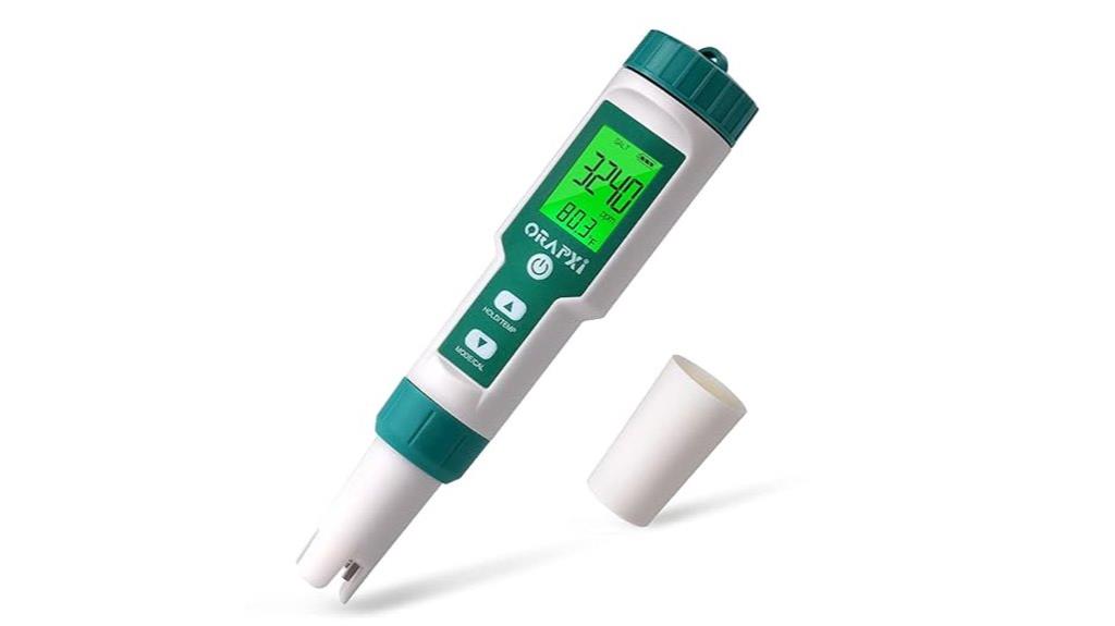 pool salt ph meter