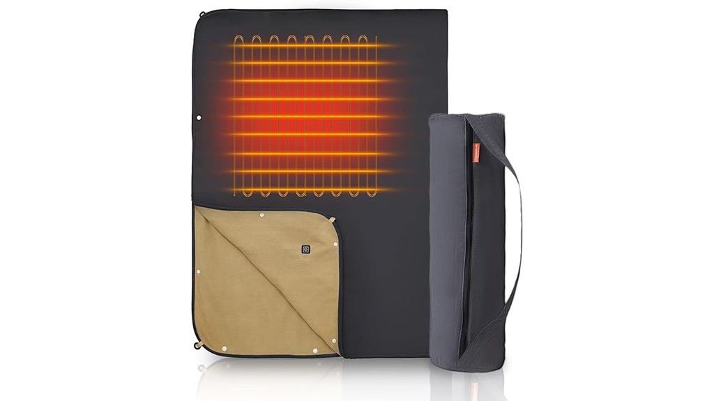 portable 12v heated blanket