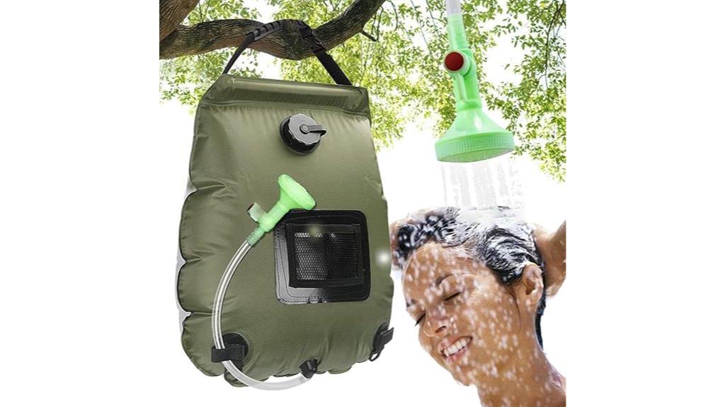portable 20l solar shower