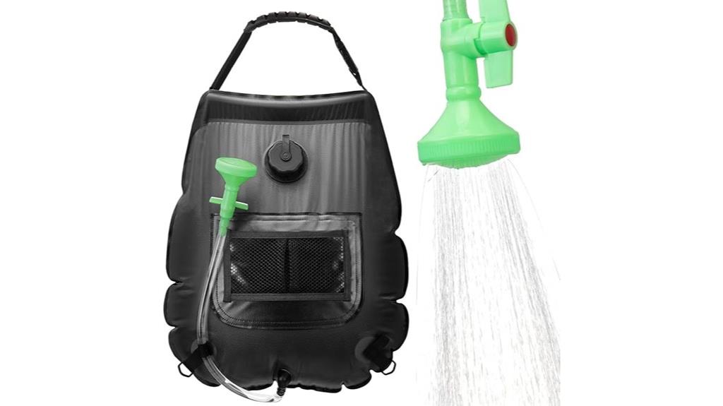 portable 5 gallon solar shower