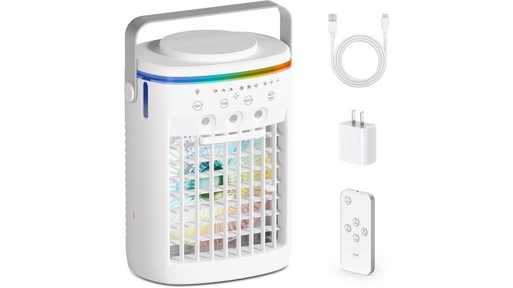 portable ac with fan