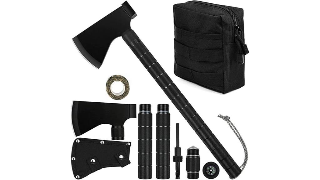 portable camping multi tool axe