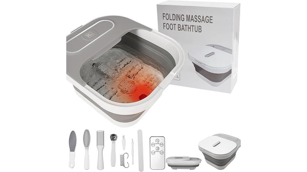 portable heated massage foot spa