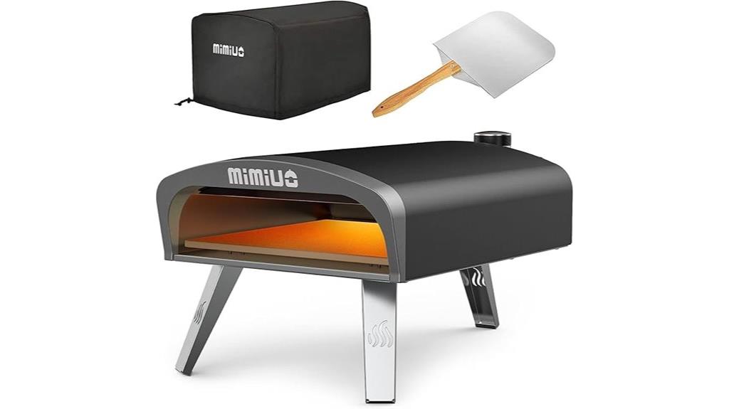 portable outdoor gas pizza oven