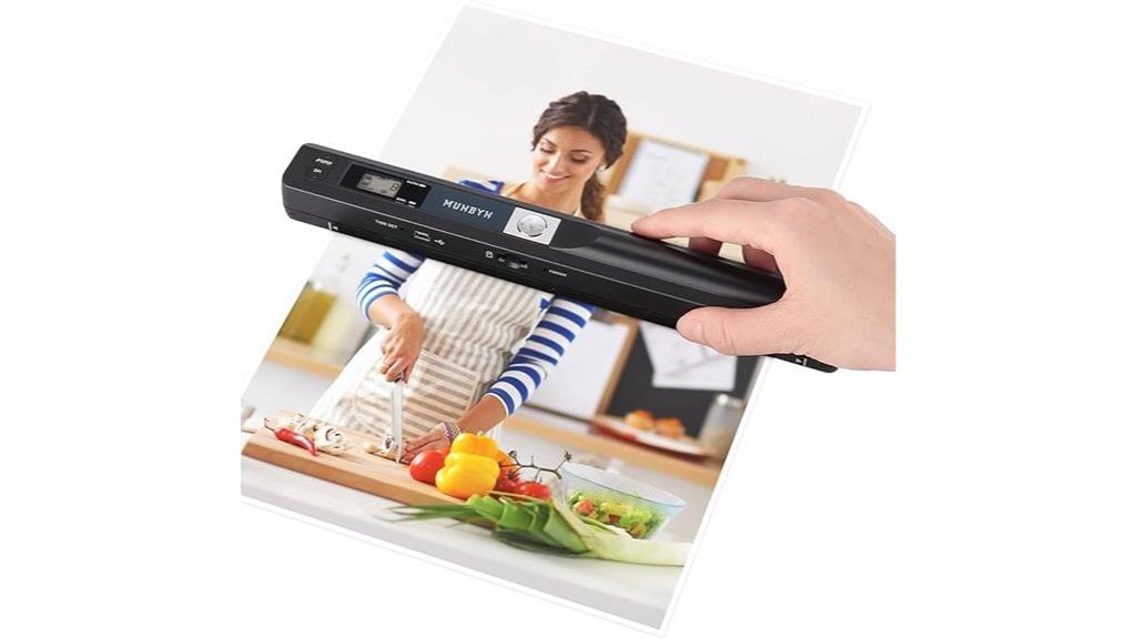 portable scanner with sd