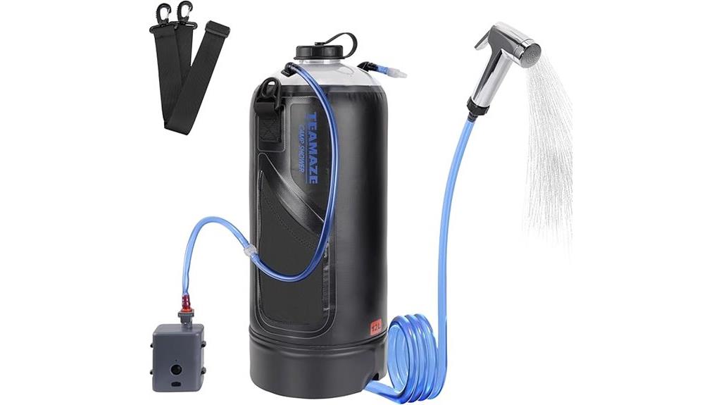 portable solar shower