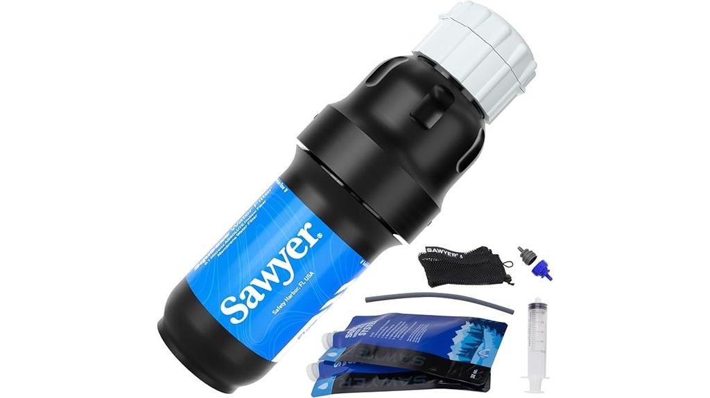 portable water purification device
