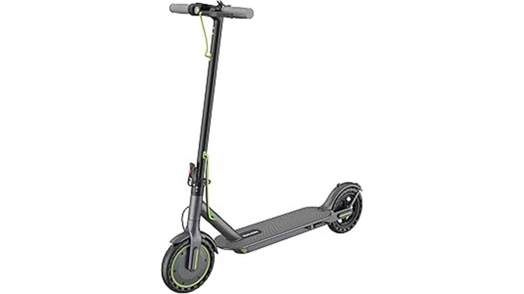 powerful scooter with durable tires
